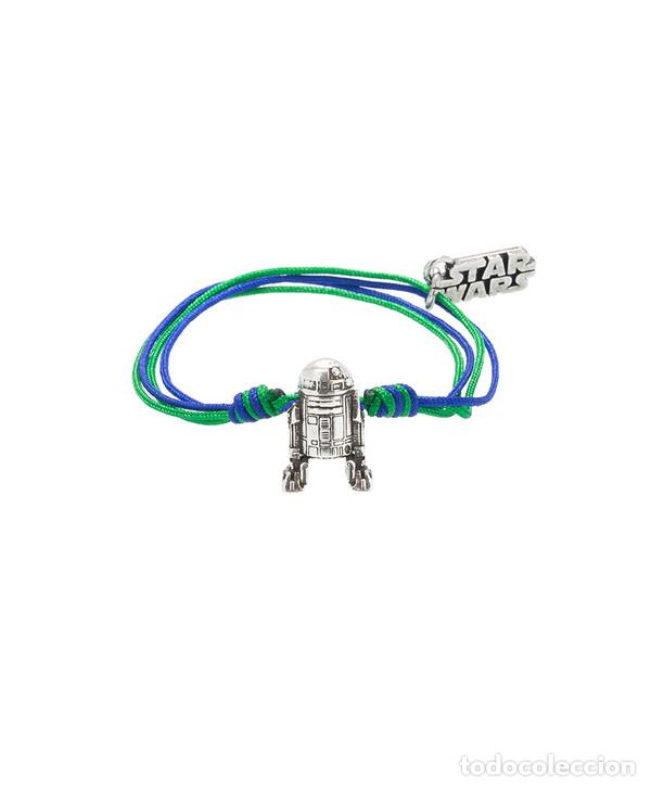 Nuevo: Pulsera algod&oacute;n verde y azul R2-D2 talla S - Foto 1
