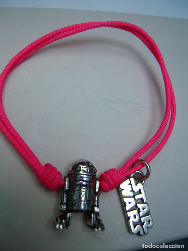 Nuevo: Pulsera nylon rosa R2-D2 talla L - Foto 1