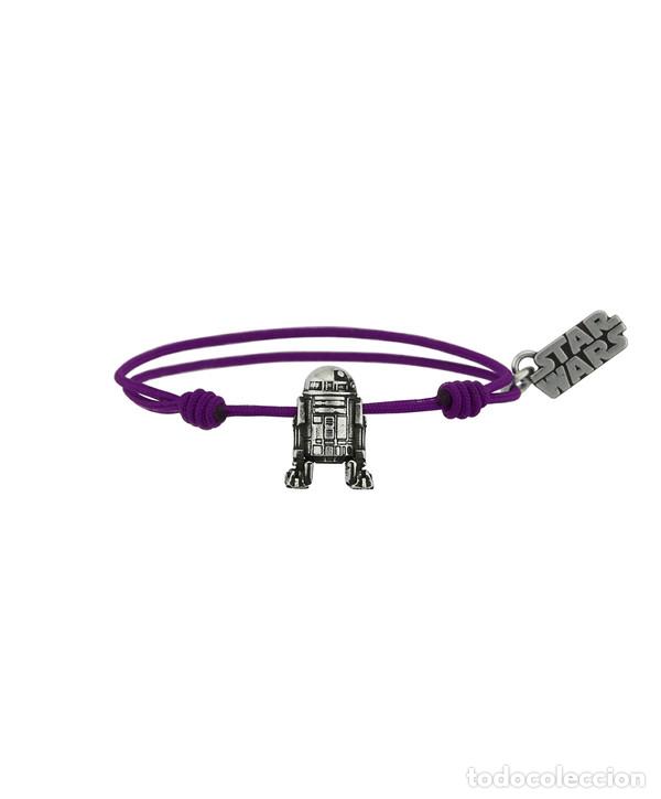 Nuevo: Pulsera nylon morado R2-D2 talla S - Foto 1