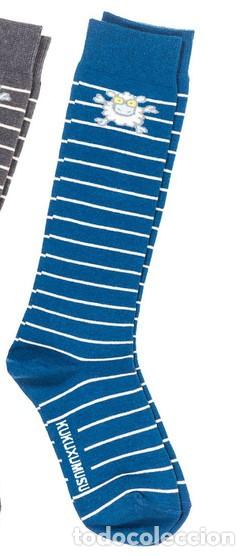 Nuevo: Calcetines azules rayas y oveja - Foto 1