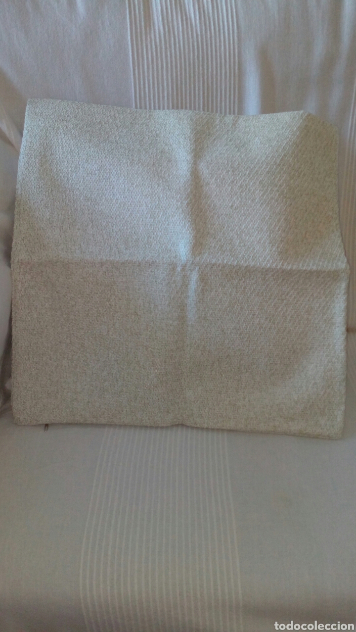Nuevo: Dos fundas para cojin de algodon lino 45x45. - Foto 1
