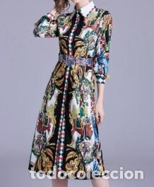 Nuevo: Vestido camisero multicolor talla L - Foto 1