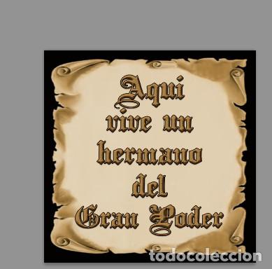 Nuevo: Azulejo 15x15 de Aqu&iacute; vive un Hermano del Gran Poder - Foto 1