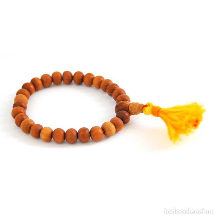 Nuevo: Pulsera Budista de Madera de Sandalo