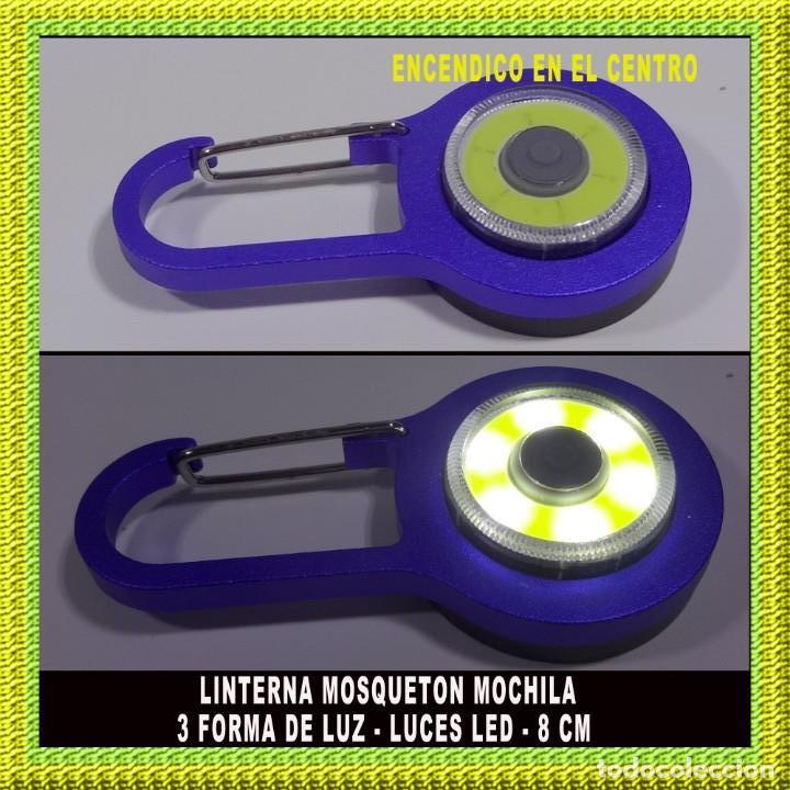 Nuevo: LINTERNA MOSQUETON LED LEER DESCRIPCION - Foto 1