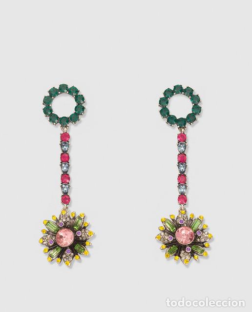 Nuevo: Pendientes de pedrer&iacute;a multicolor - Foto 1