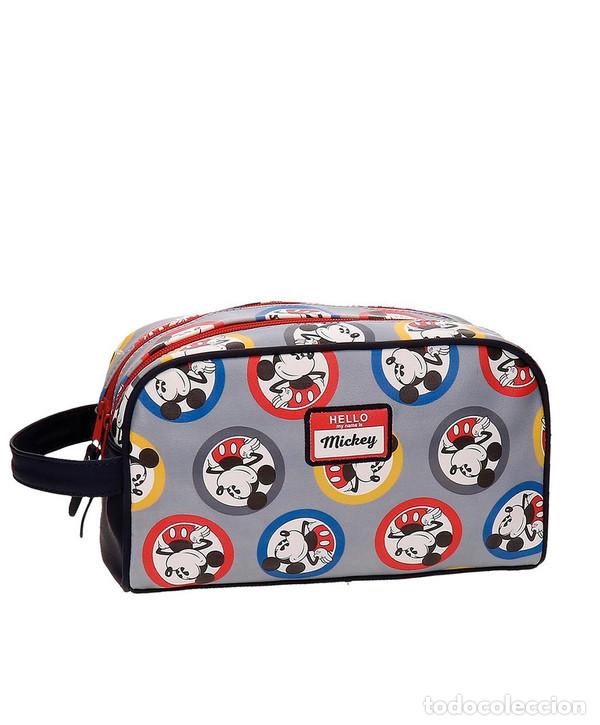 Nuevo: Neceser gris y c&iacute;rculos Mickey - Foto 1