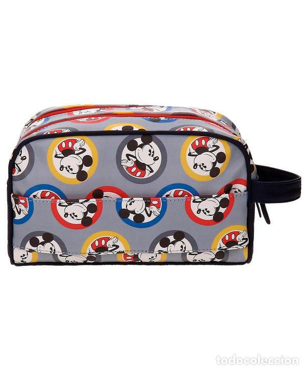 Nuevo: Neceser gris y c&iacute;rculos Mickey - Foto 2