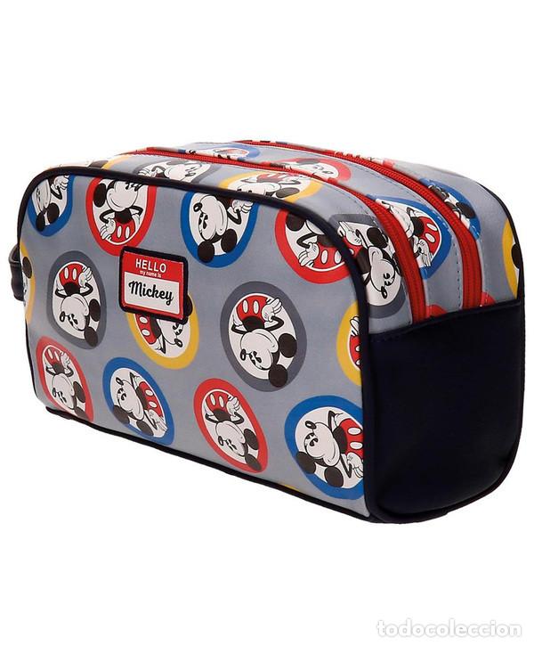 Nuevo: Neceser gris y c&iacute;rculos Mickey - Foto 3