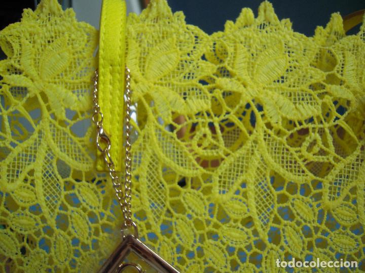 Nuevo: Capazo amarillo tipo encaje - Foto 3