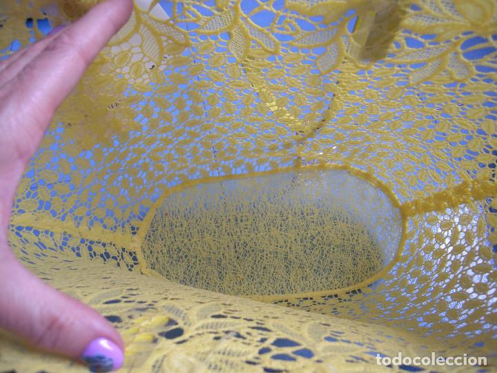 Nuevo: Capazo amarillo tipo encaje - Foto 7