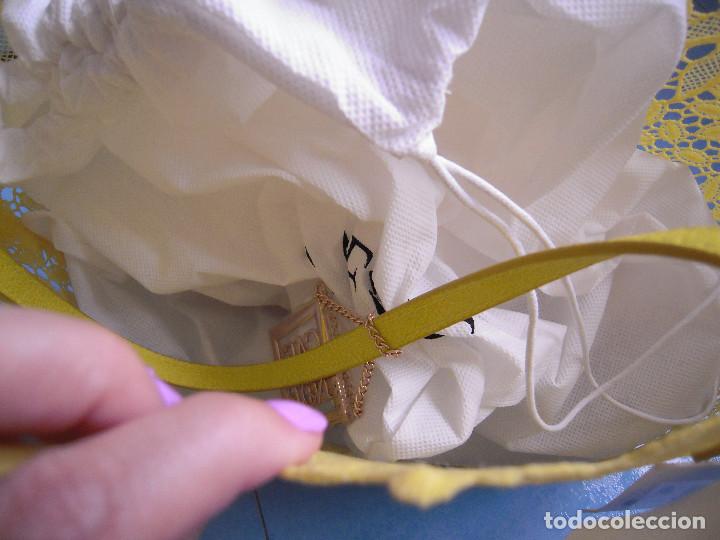 Nuevo: Capazo amarillo tipo encaje - Foto 8