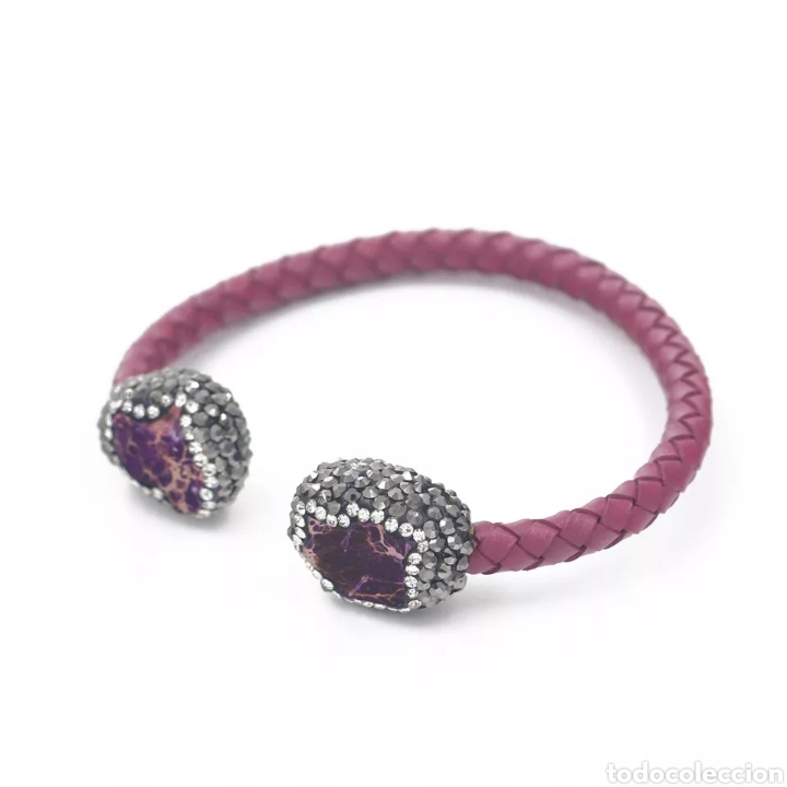 Nuevo: Pulsera Cuero y Piedra ENV&Iacute;O GRATIS!! - Foto 1