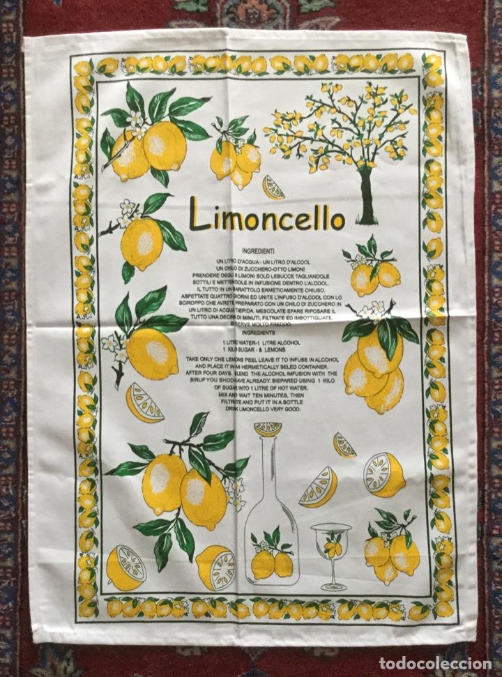 Nuevo: TRAPO ALGOD&Oacute;N, RECETA DEL LIMONCELLO PARA ENMARCAR - Foto 1