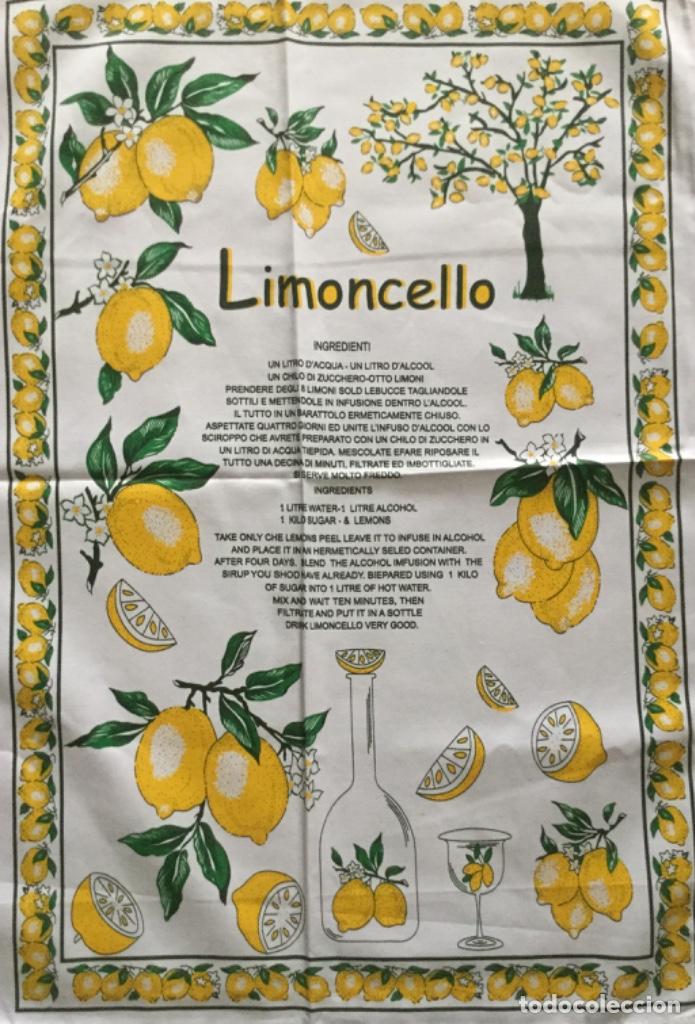 Nuevo: TRAPO ALGOD&Oacute;N, RECETA DEL LIMONCELLO PARA ENMARCAR - Foto 3
