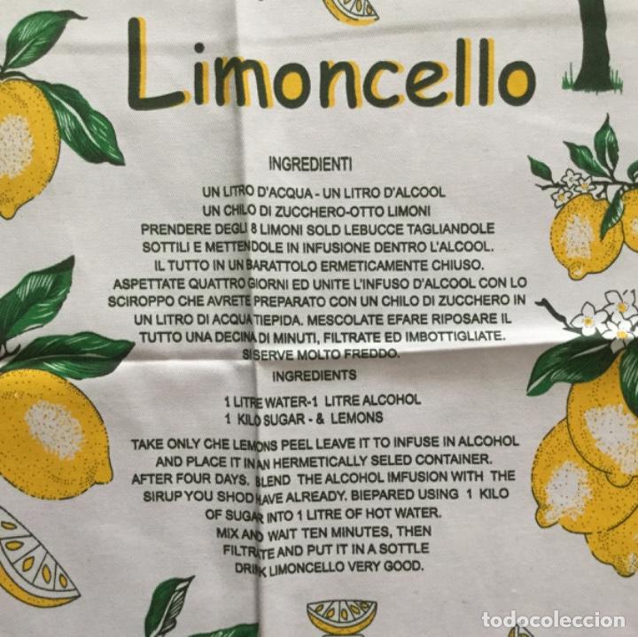Nuevo: TRAPO ALGOD&Oacute;N, RECETA DEL LIMONCELLO PARA ENMARCAR - Foto 4