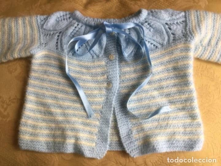 Nuevo: CHAQUETA PARA BEB&Eacute; AZUL Y BEIG - Foto 2