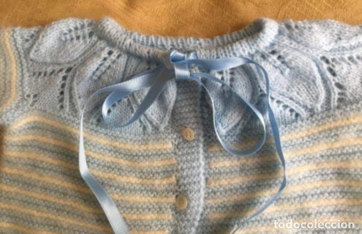 Nuevo: CHAQUETA PARA BEB&Eacute; AZUL Y BEIG - Foto 4
