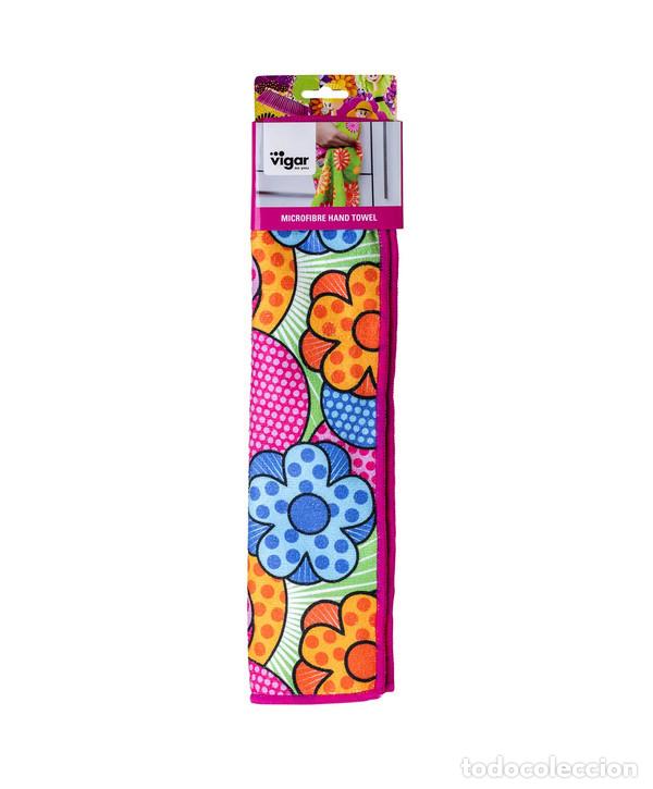 Nuevo: Pack cuatro secamanos microfibra flores - Foto 3
