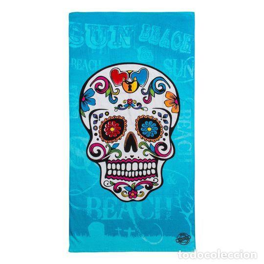 Nuevo: Toalla turquesa calavera - Foto 1