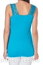 Nuevo: Top tirantes turquesa y rojo talla M - Foto 2