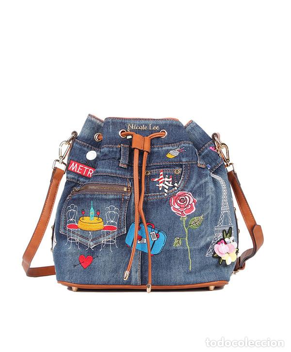 Nuevo: Bandolera denim bordados - Foto 1