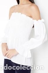 Nuevo: Top blanco nido de abeja talla S/36 - Foto 1