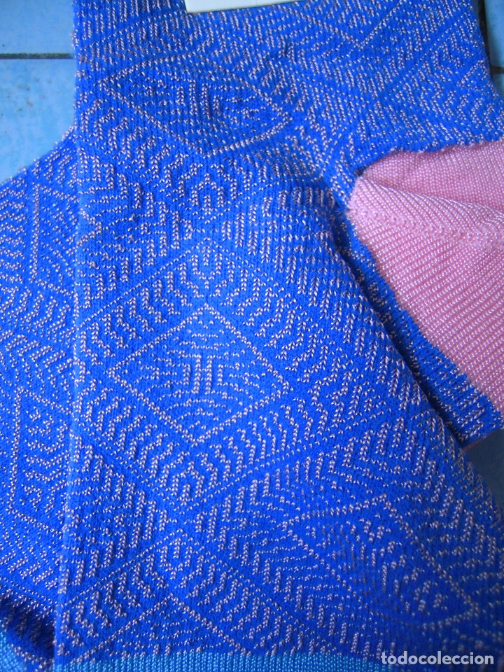 Nuevo: Calcet&iacute;n mujer azul y rosa estampado - Foto 3