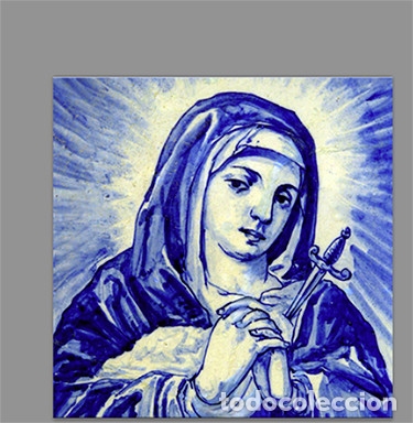 Nuevo: Azulejo 15x15 de la Virgen de los Dolores - Foto 1