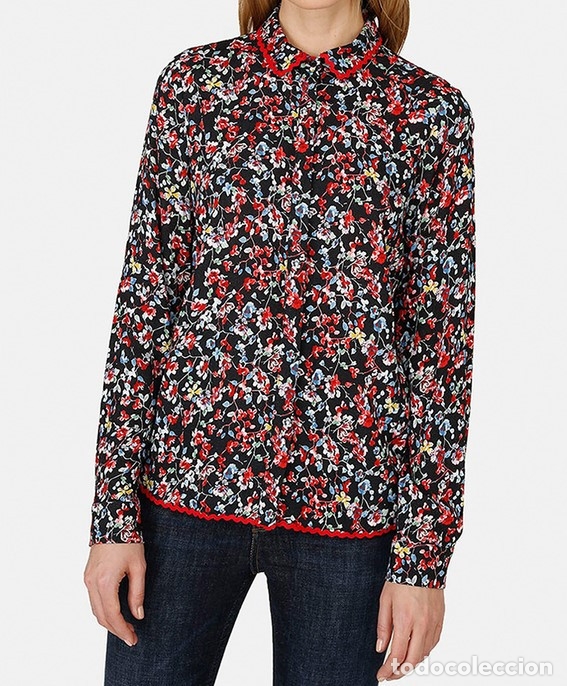 Nuevo: Camisa flores multicolor talla 40 - Foto 1