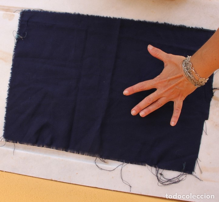 Nuevo: Retal de lino azul marino - Foto 2