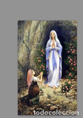 Nuevo: Azulejo 20x30 de la Virgen de Lourdes - Foto 1