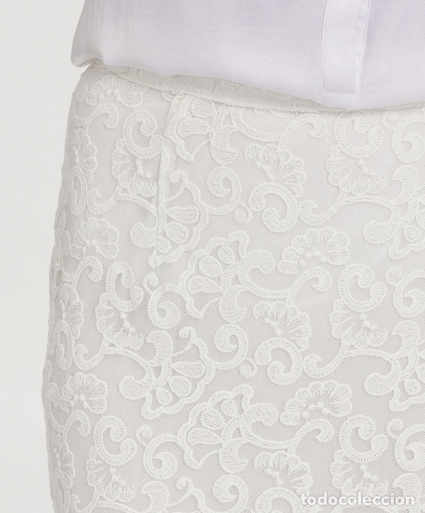 Nuevo: Falda encaje blanca talla 38 - Foto 3
