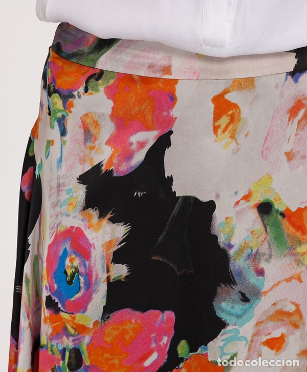 Nuevo: Falda larga estampado flores talla 38 - Foto 3