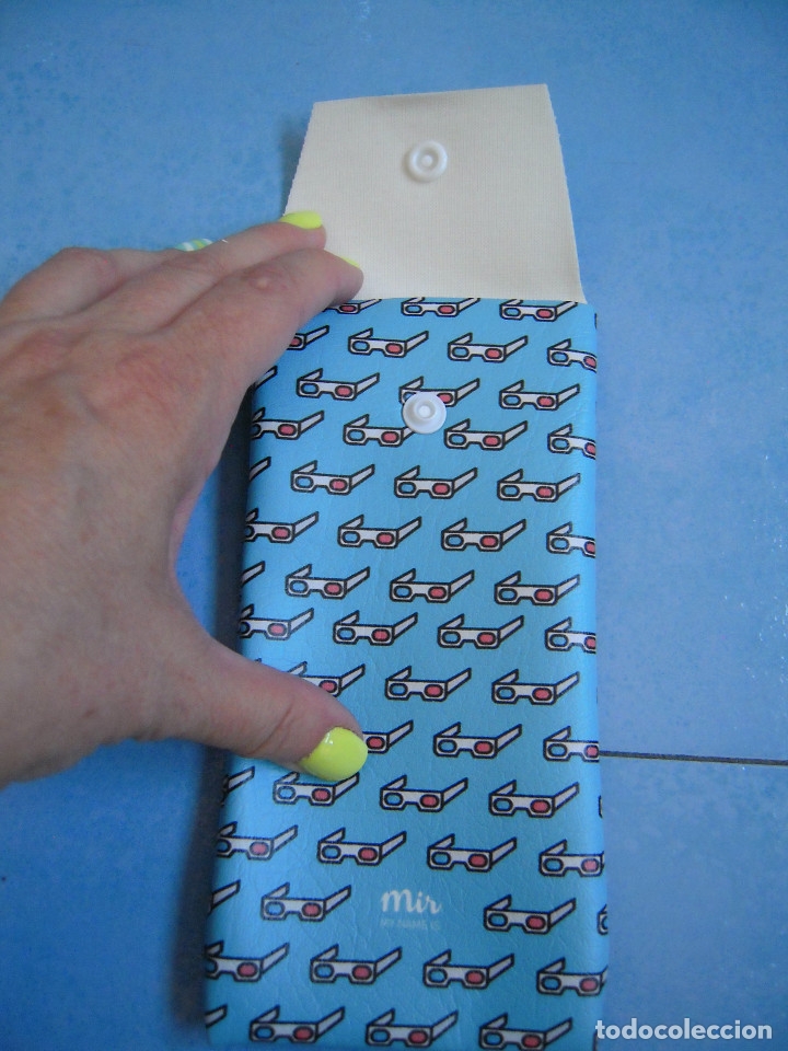 Nuevo: Funda multiusos azul estampado gafas - Foto 3