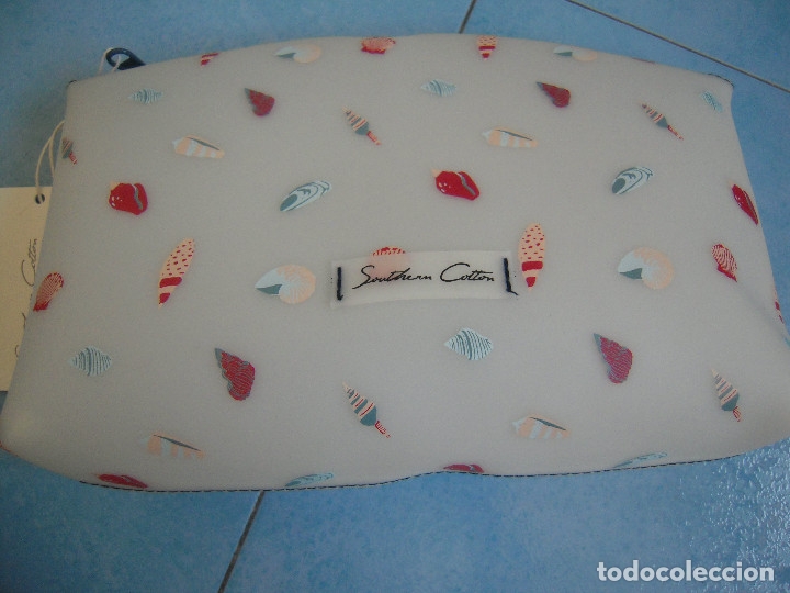 Nuevo: Neceser blanco conchas multicolores - Foto 3