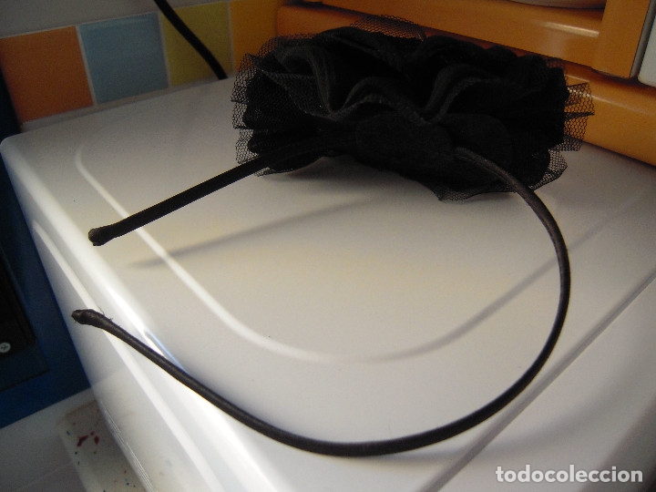 Nuevo: Diadema negra gran flor - Foto 3