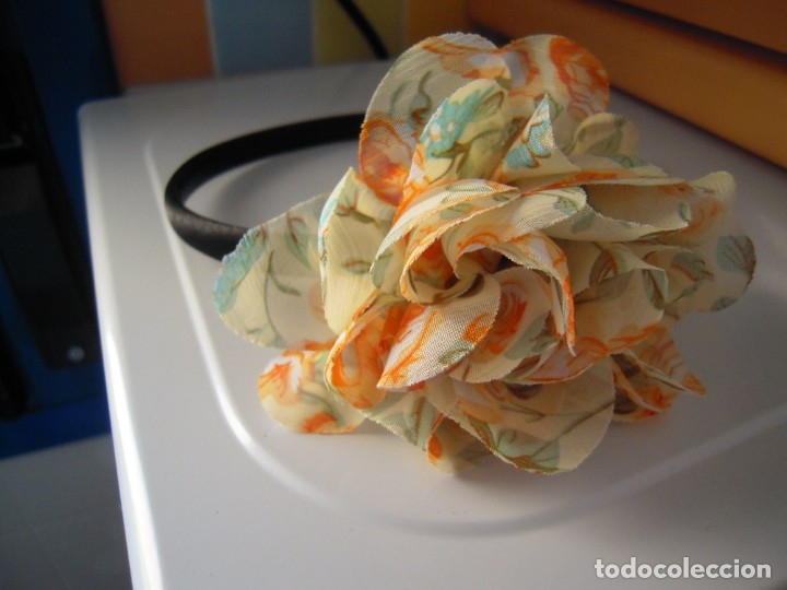 Nuevo: Diadema negra flor multicolor - Foto 3