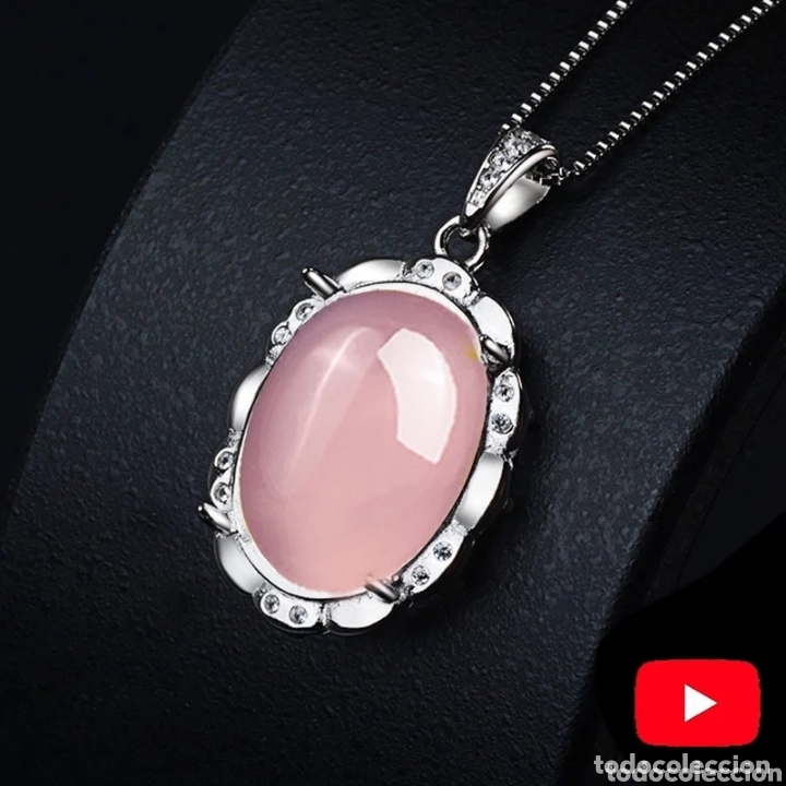 Nuevo: Collar de Plata y Cuarzo Rosa ENV&Iacute;O GRATIS!! - Foto 1
