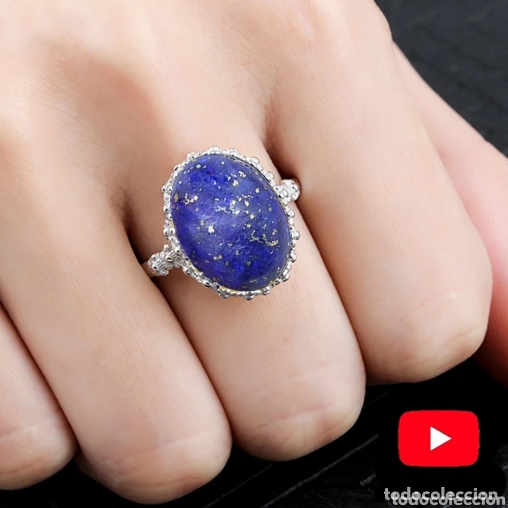Nuevo: Anillo de Plata y L&aacute;piz Lazuli ENV&Iacute;O GRATIS!! - Foto 2