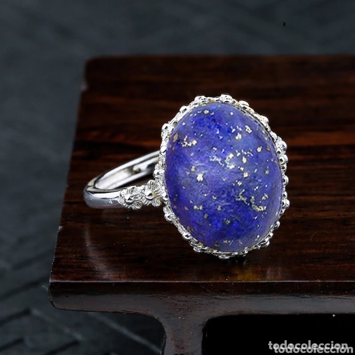 Nuevo: Anillo de Plata y L&aacute;piz Lazuli ENV&Iacute;O GRATIS!! - Foto 1