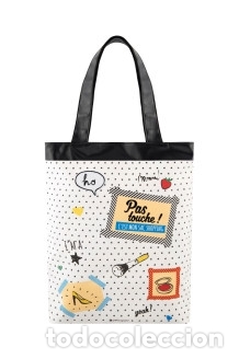Nuevo: Bolso shopper estrellas, dibujos y texto - Foto 1