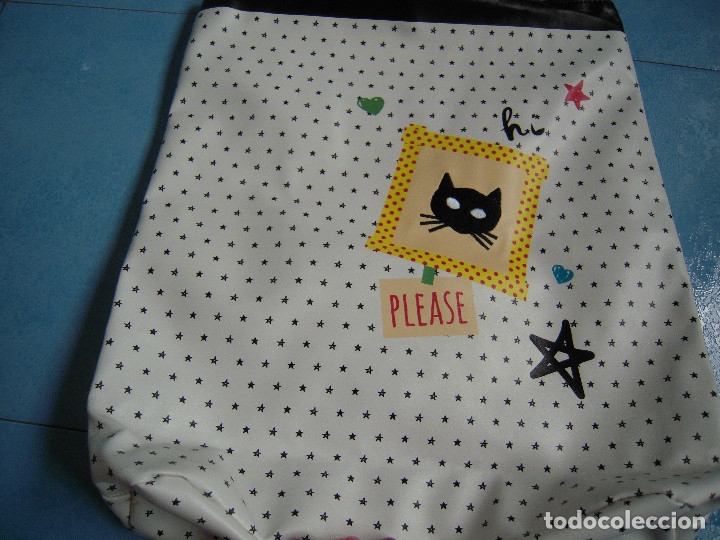 Nuevo: Bolso shopper estrellas, dibujos y texto - Foto 5