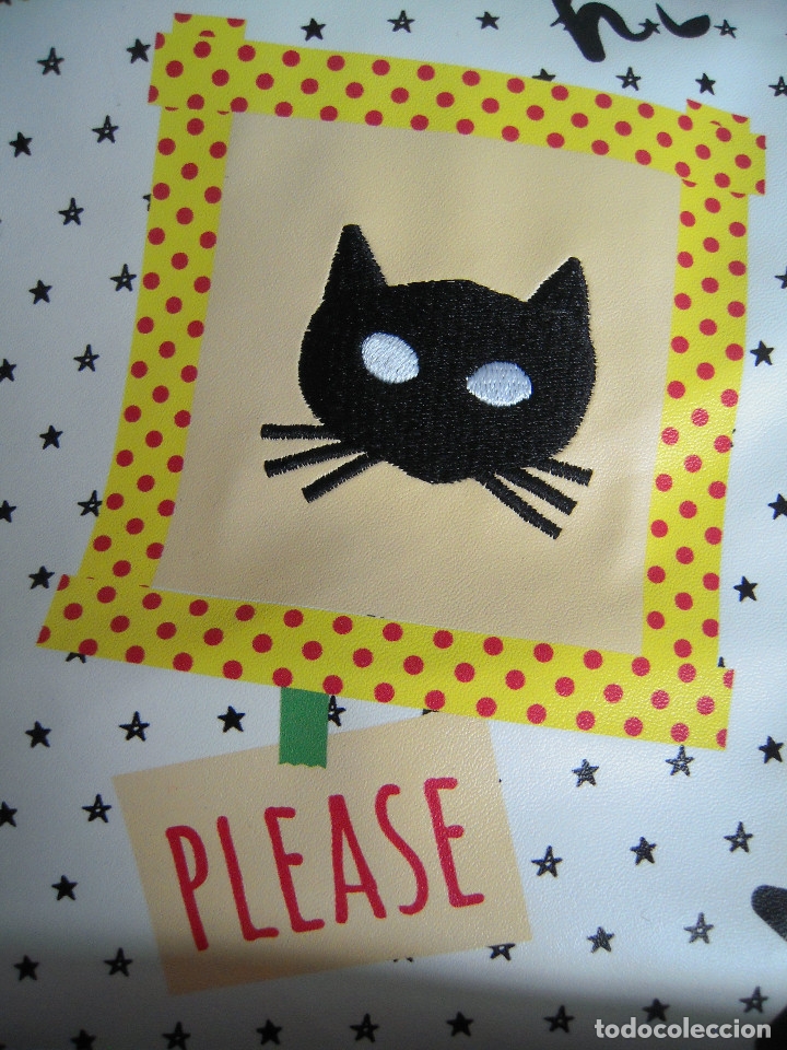 Nuevo: Bolso shopper estrellas, dibujos y texto - Foto 6