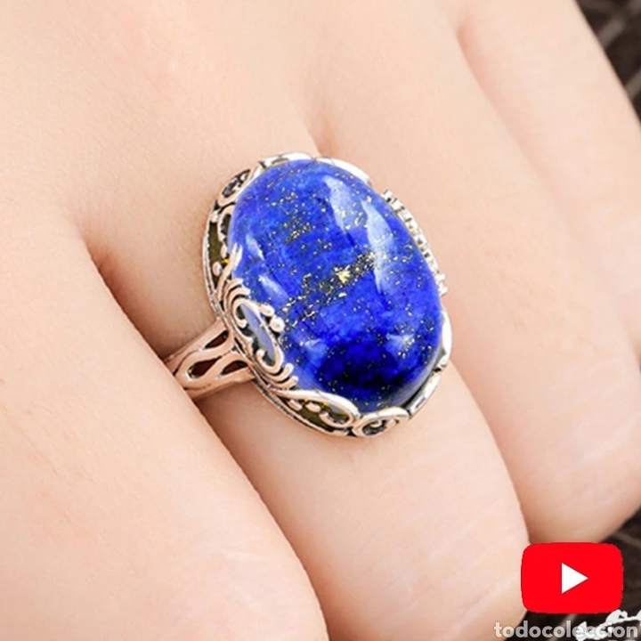 Nuevo: Anillo de Plata y piedra natural ENV&Iacute;O GRATIS!! - Foto 2
