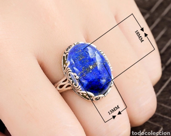 Nuevo: Anillo de Plata y piedra natural ENV&Iacute;O GRATIS!! - Foto 3
