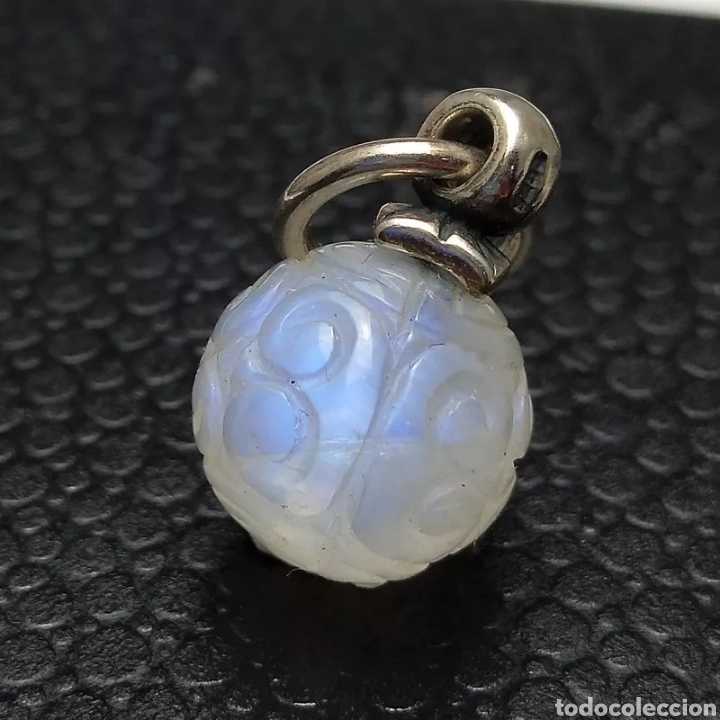 Novo: Charm de Plata y piedra natural Luz de luna ENV&Iacute;O GRATIS!!