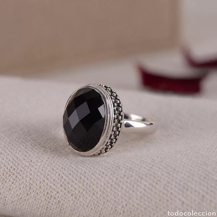 Nuevo: Anillo de Plata y Onix ENV&Iacute;O GRATIS!! - Foto 1