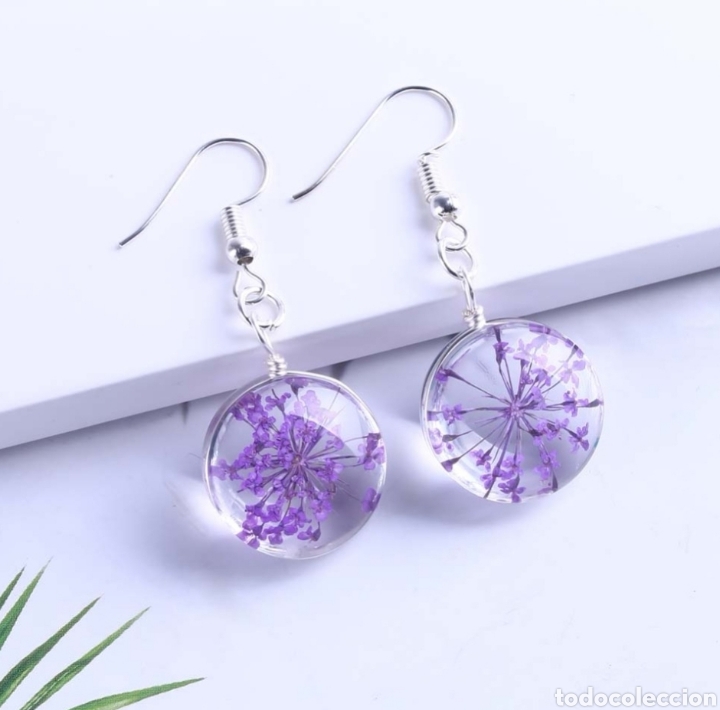 Nuevo: Pendientes de Flores Secas ENV&Iacute;O GRATIS!! - Foto 2
