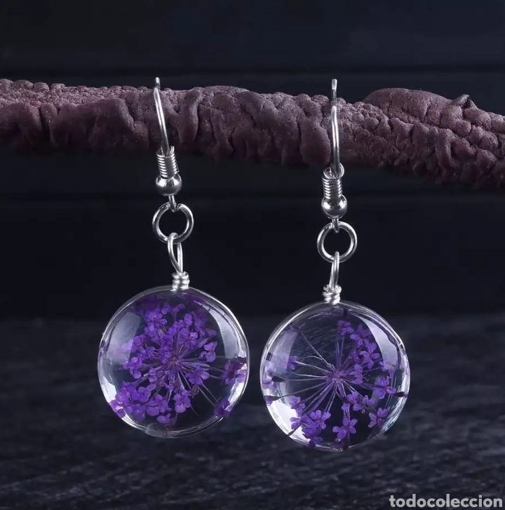Nuevo: Pendientes de Flores Secas ENV&Iacute;O GRATIS!! - Foto 1